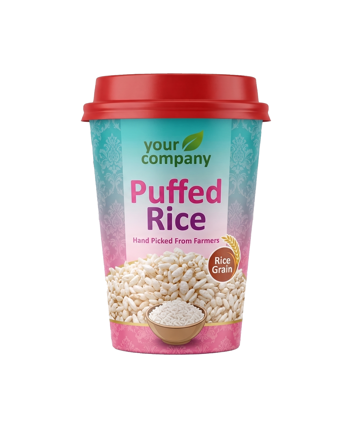 Puffed Rice Cup - Your Company