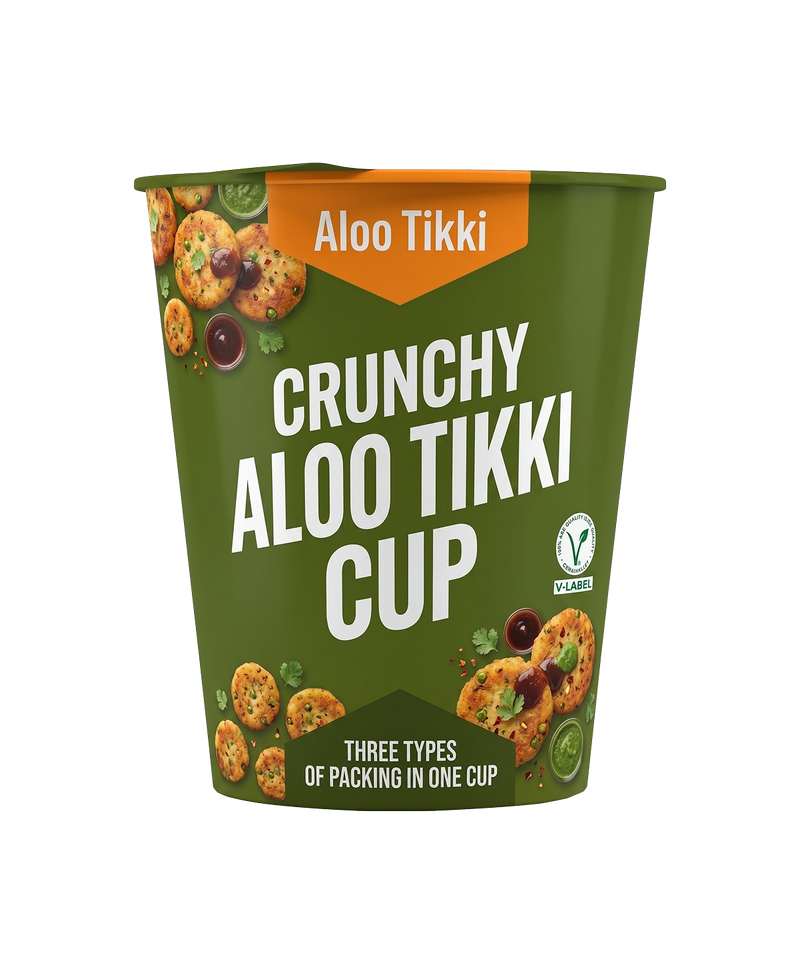 Crunchy Aloo Tikki Cup