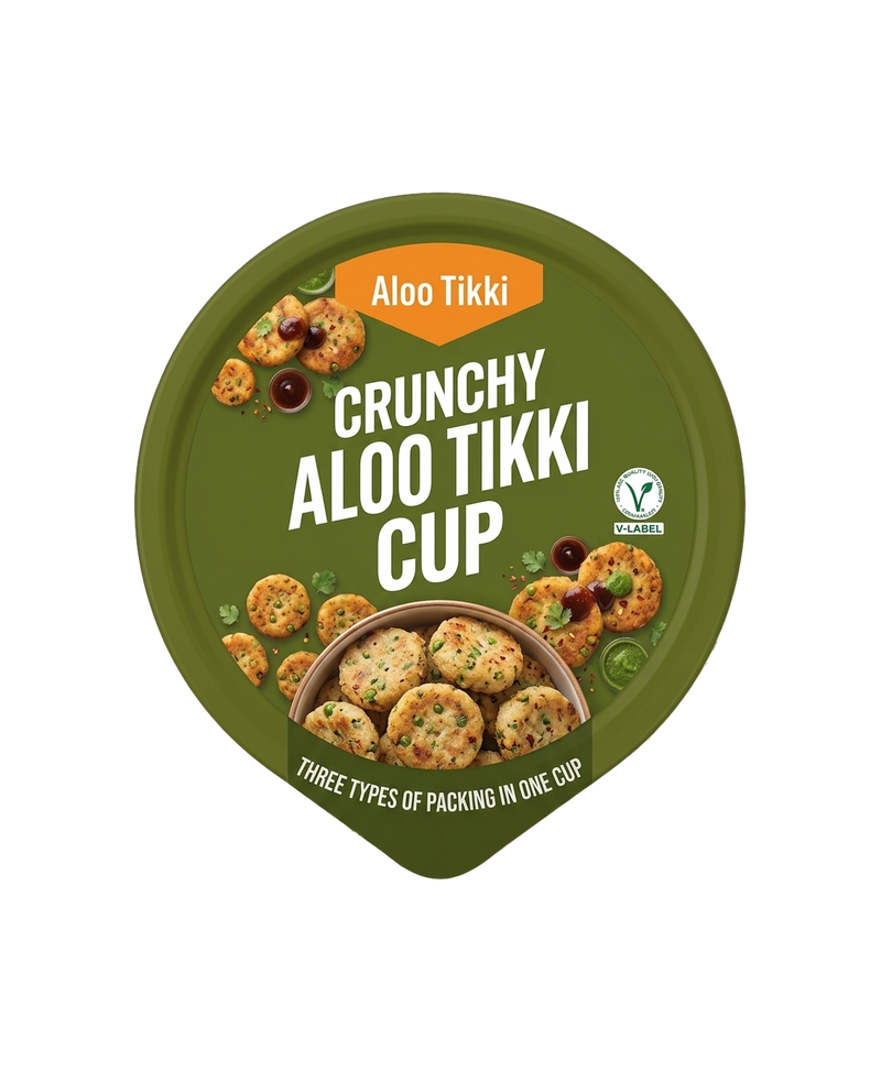 Crunchy Aloo Tikki Cup
