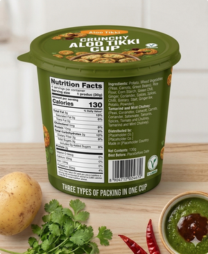 Crunchy Aloo Tikki Cup