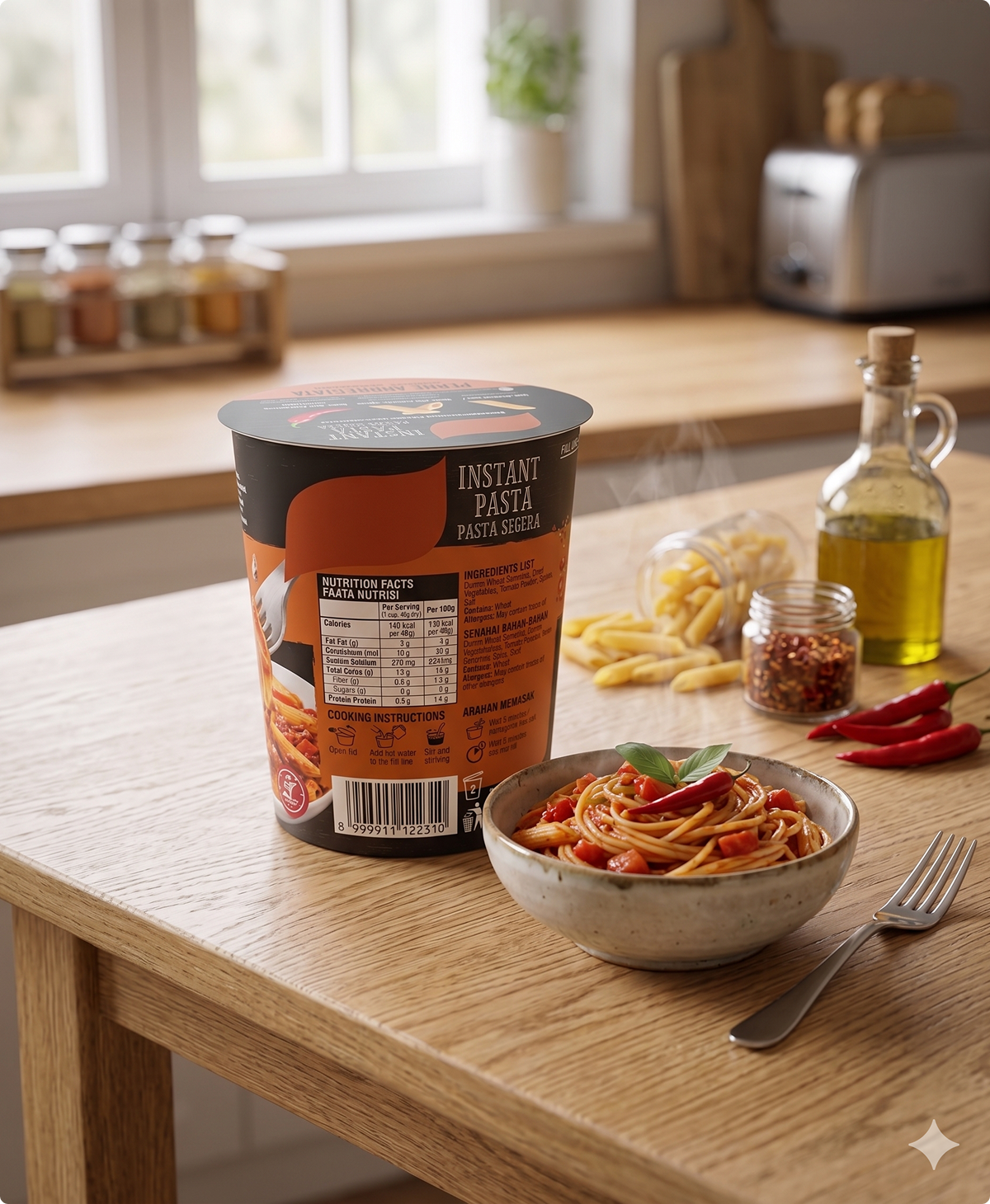 Penne Arrabbiata